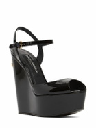 DOLCE & GABBANA - 150mm Patent Leather Wedge
