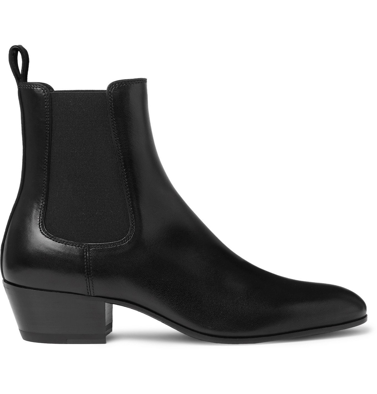 SAINT LAURENT - Custar 45 Leather Chelsea Boots - Black