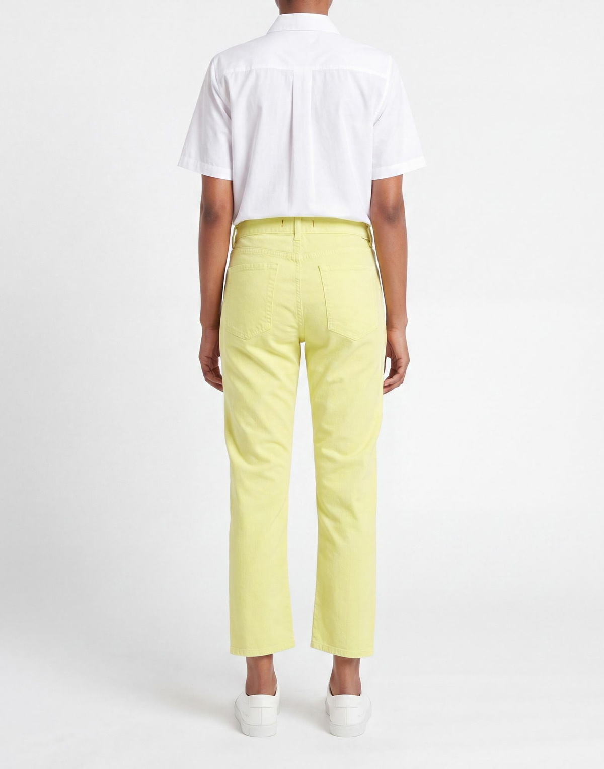 Jucca Womens Jeans in Yellow
