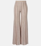 Missoni Striped lamé wide-leg pants
