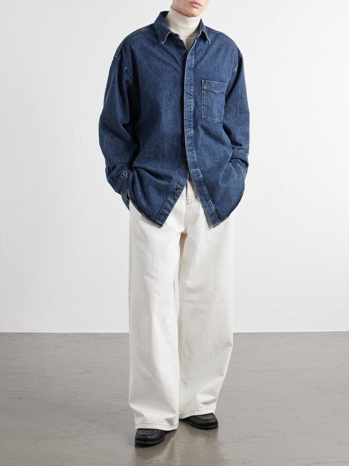 AGOLDE - Boyle Denim Shirt - Blue