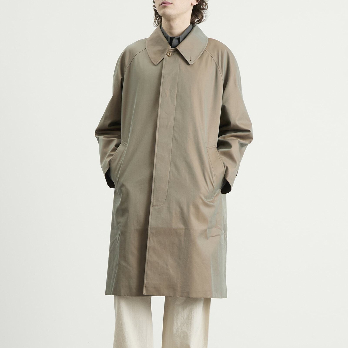 Sage Nation Men's Westminster Overcoat in Tropical Taupe