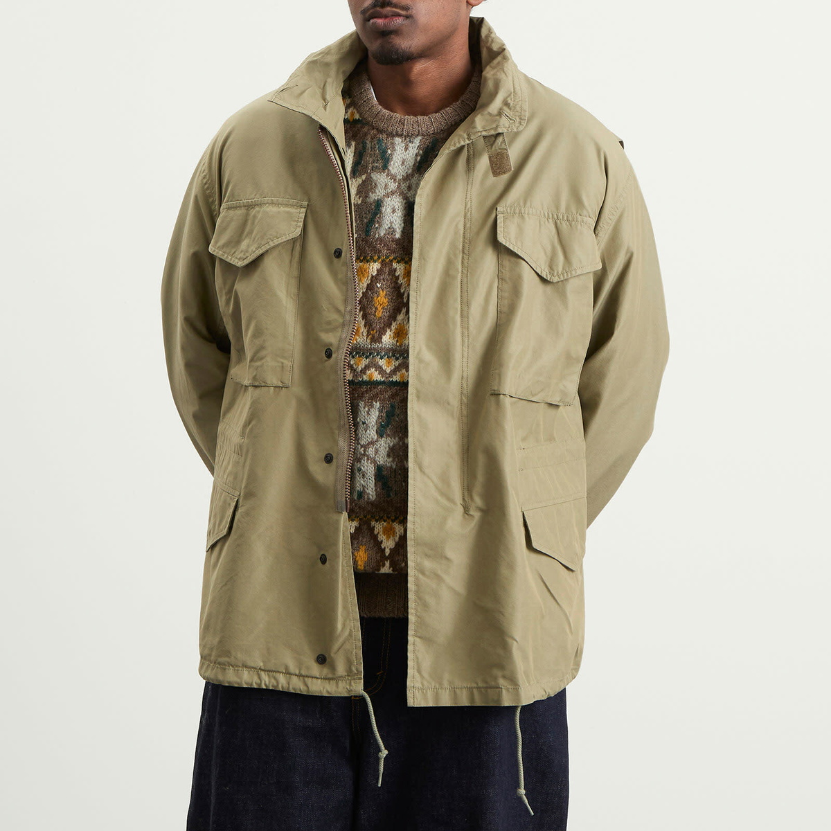 Beams Plus Men's Military Field Jacket in Olive Beams Plus