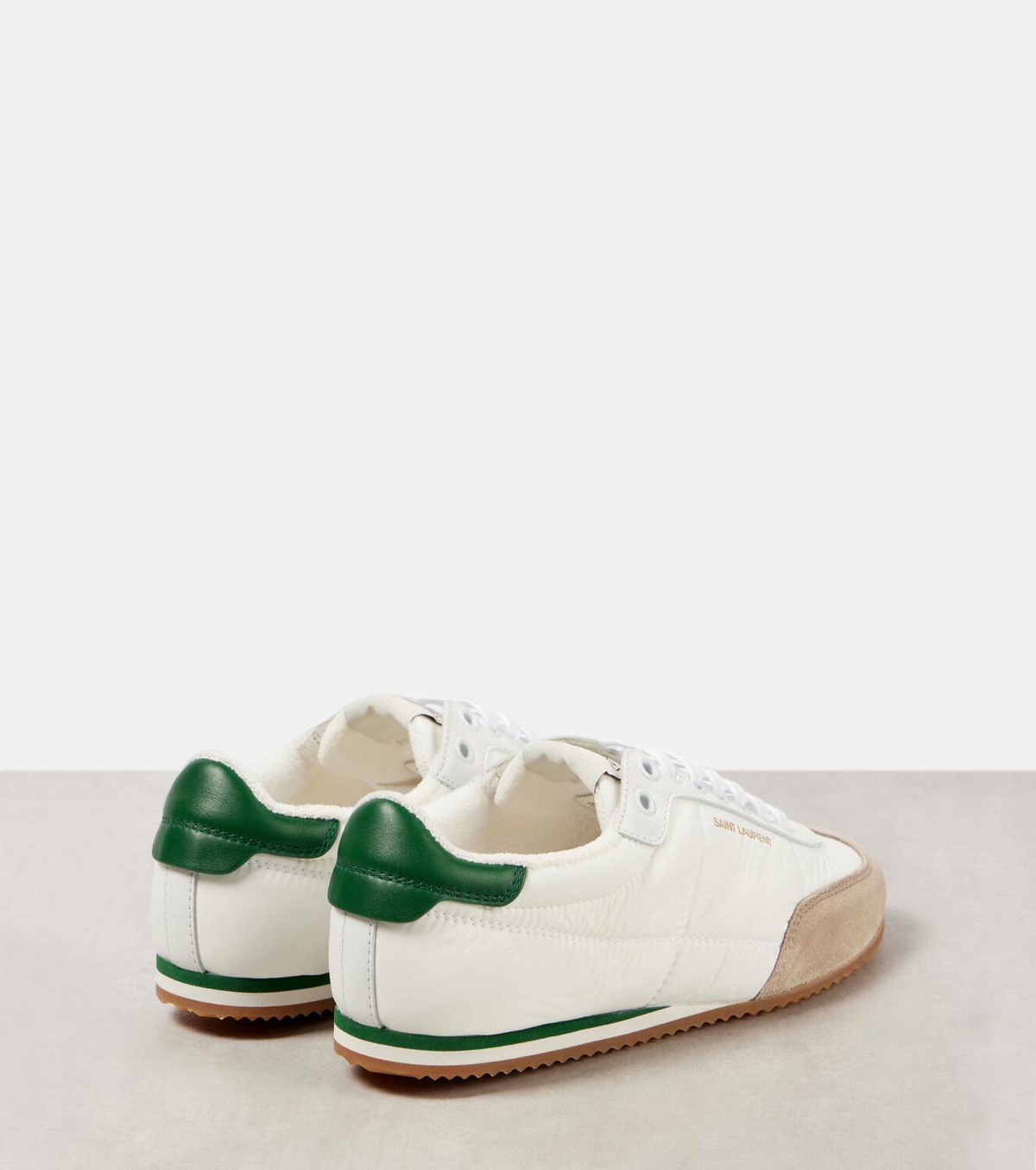 送料込/関税込■Saint Laurent■Aston スエードトリムスニーカー Saint Laurent Aston suede-trimmed sneakers Saint Laurent