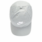 Nike Men's H86 Futura Washed Cap in Particle Grey/White