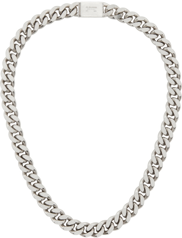 Photo: Jil Sander Silver Groumette Necklace