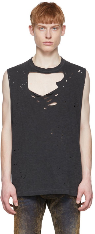 Photo: Dsquared2 Black Cotton T-Shirt