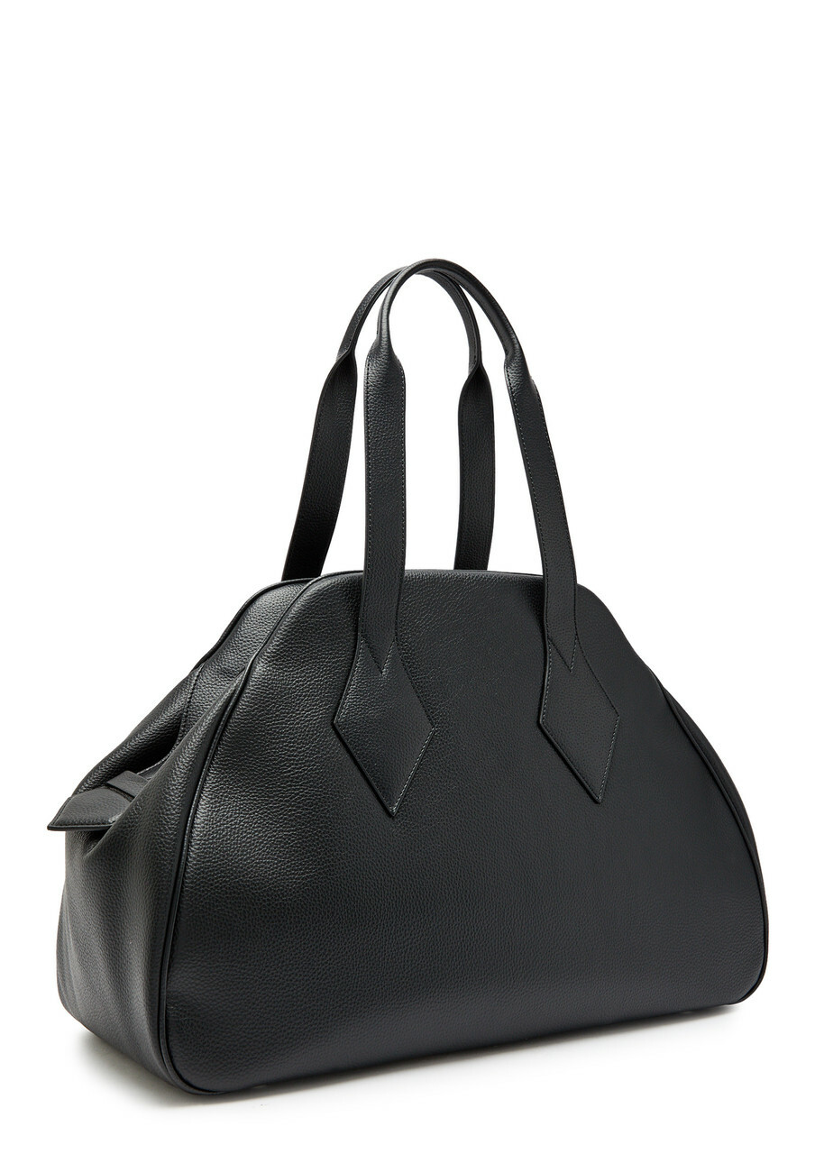 Vivienne Westwood Yasmine Large Grained Leather Tote bag - Black - One Size