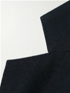Auralee - Unstructured Cotton and Silk-Blend Twill Suit Jacket - Black
