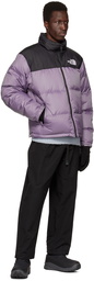 The North Face Purple & Black 1996 Retro Nuptse Down Jacket