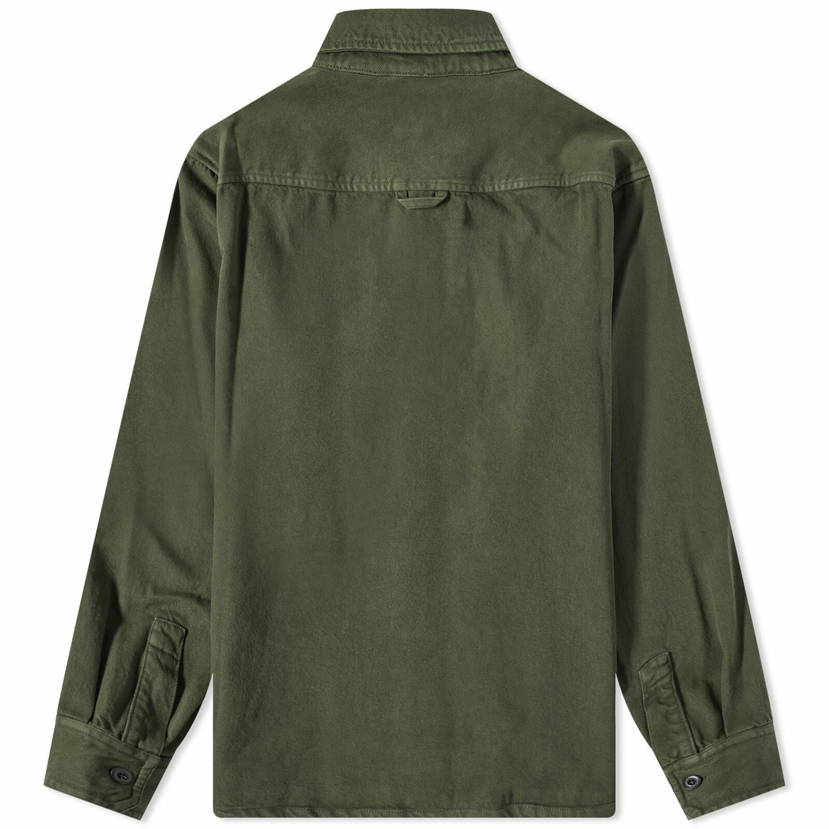 A.P.C. Basile Denim Overshirt in Green