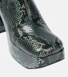 Dorothee Schumacher Snake-printed leather Chelsea boots