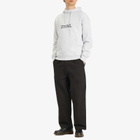 POSTAL Men's Bold Outline Logo Hoodie in Marl Grey