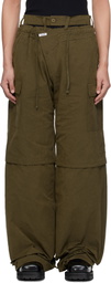 Ottolinger Khaki Baggy Cargo Pants