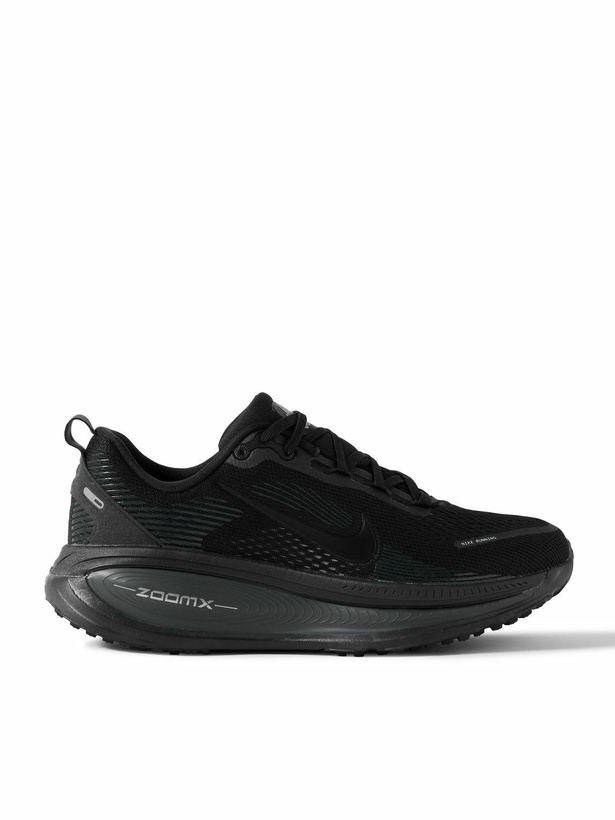 Photo: NIKE RUNNING - Vomero 18 Rubber-Trimmed Mesh Sneakers - Black