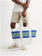 Orlebar Brown - Mason Striped Cotton-Canvas Tote Bag