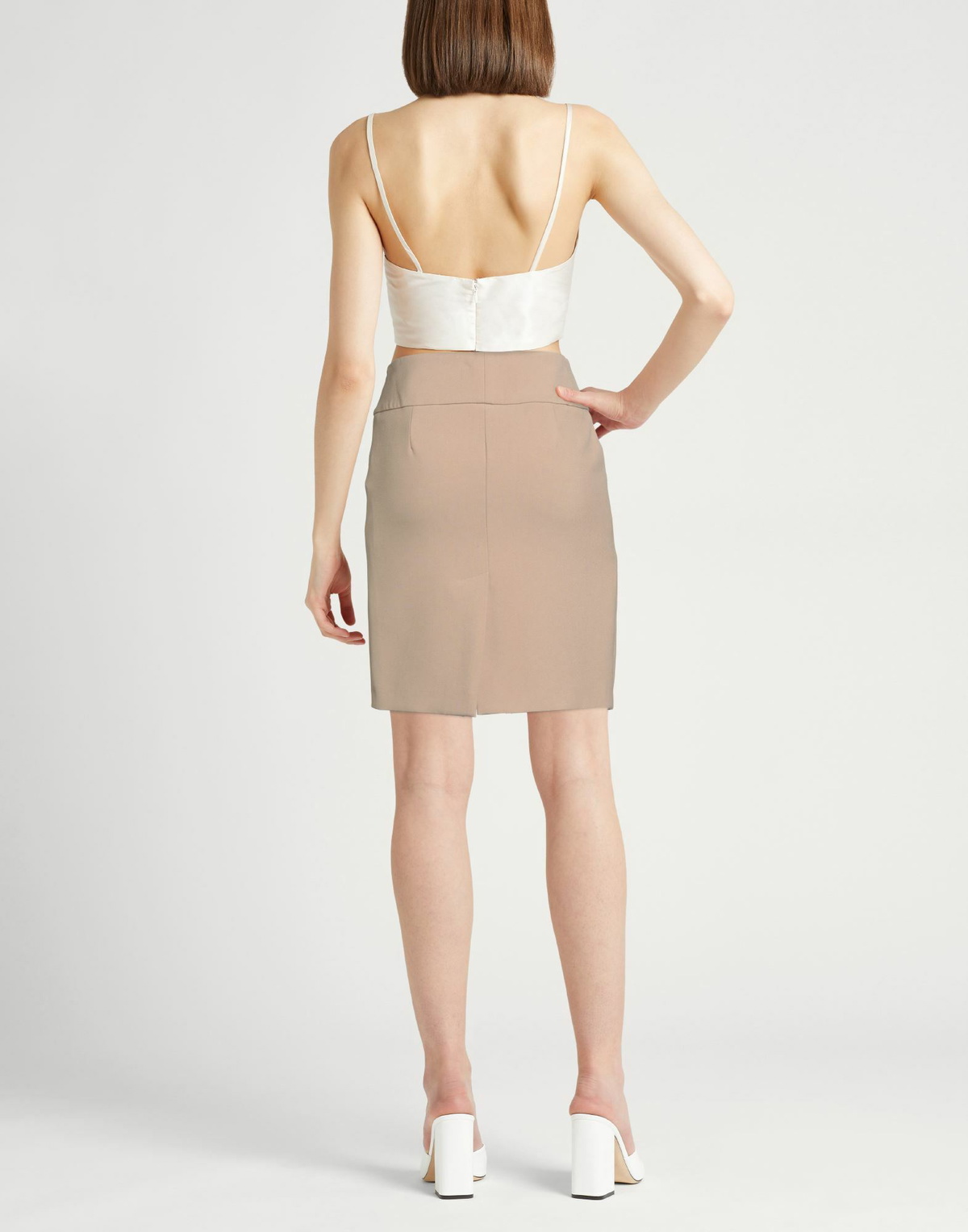 Peserico Sign Womens Mini skirt Sand
