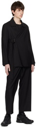 Attachment Black Wrapped Trousers