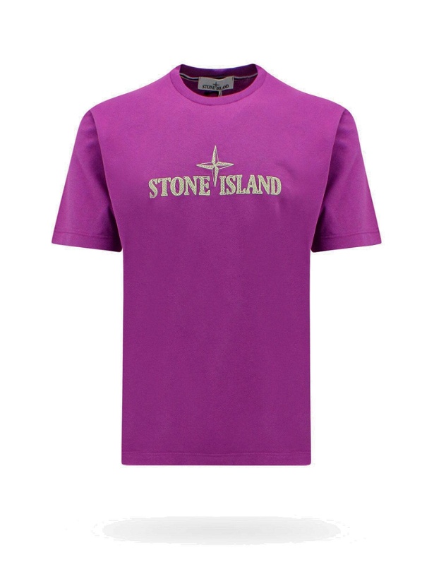 Photo: Stone Island T Shirt Purple   Mens