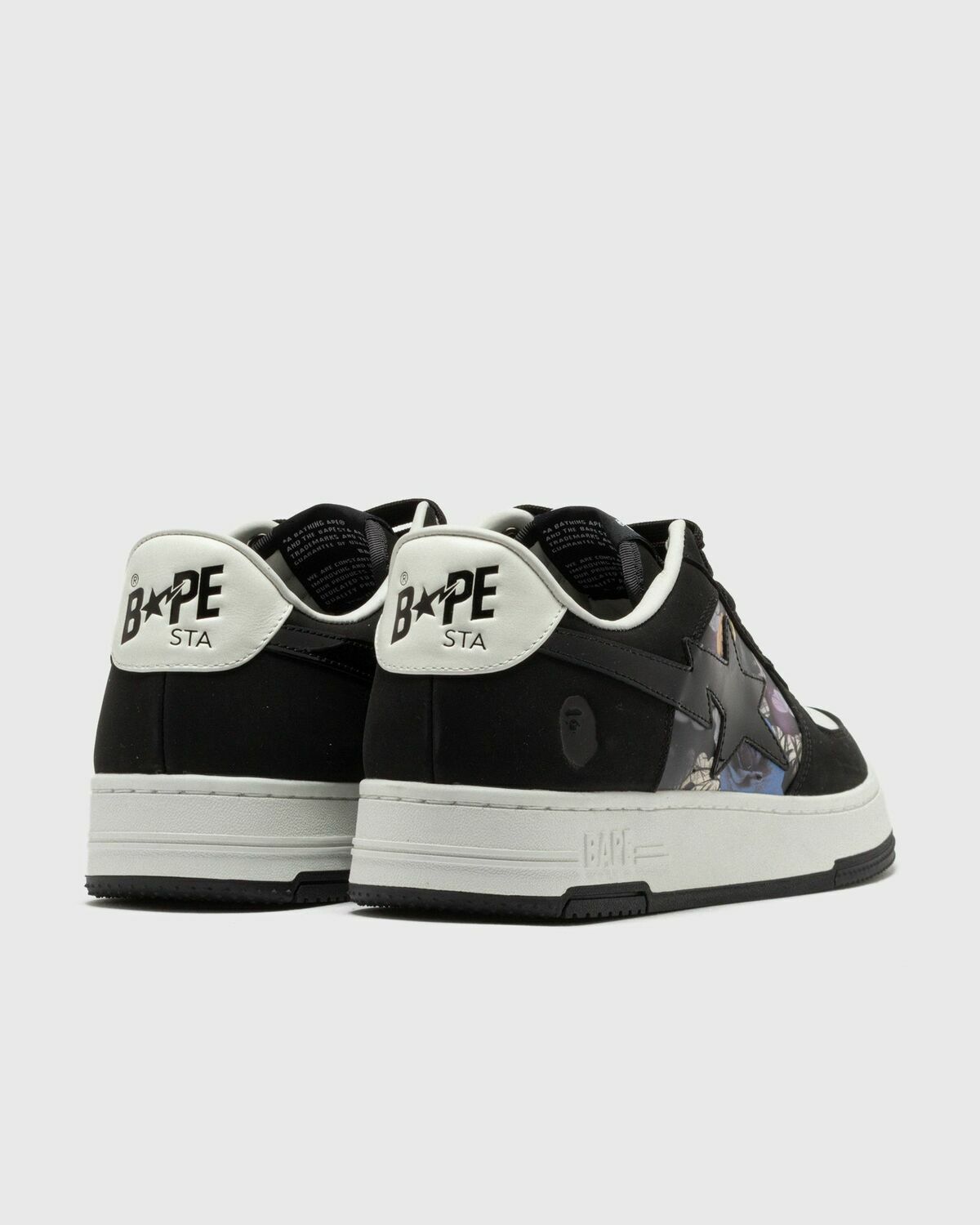 MEN’S Bathing Apes Sta low Grey/ Black A Bathing Ape | BAPE SK8 STA #1 MENS | Sneakers main image 2
