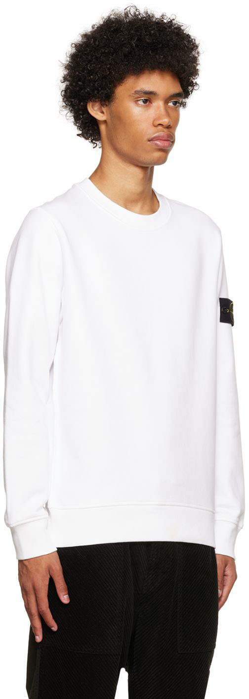 Stone Island White Half Sleeve