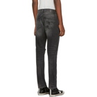R13 Black Brandon Slim Jeans