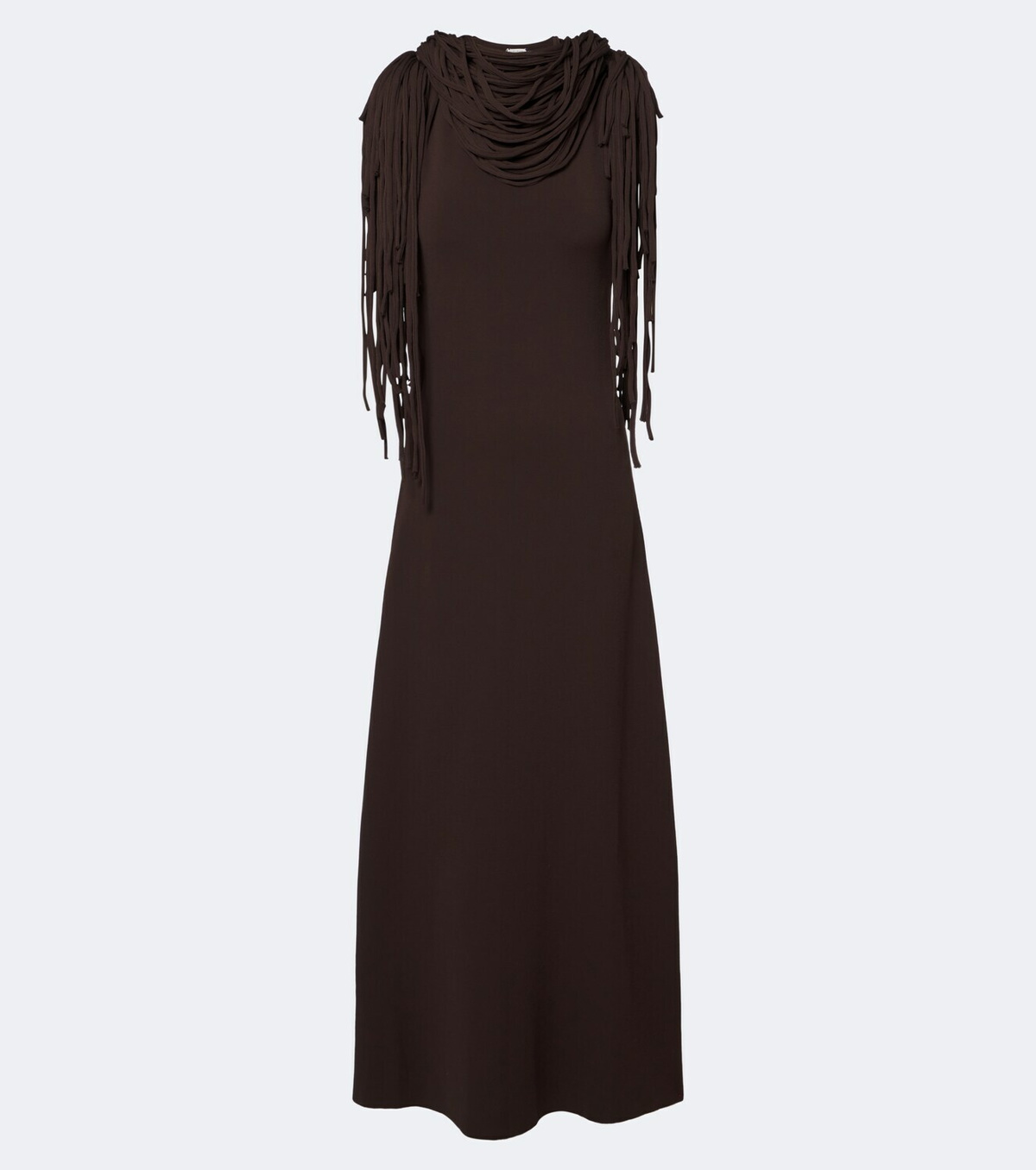 Altuzarra Fringed jersey maxi dress