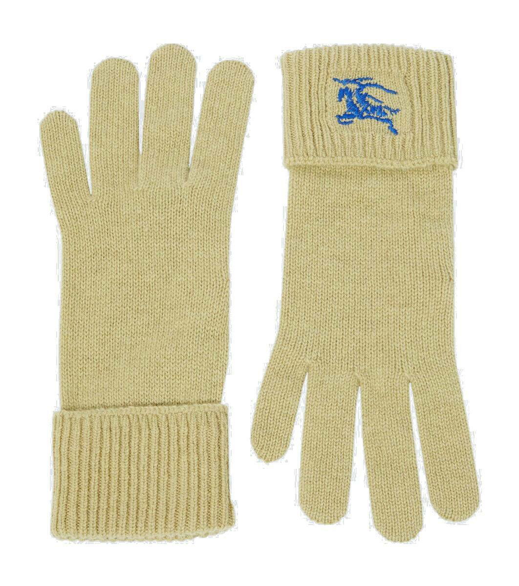 Photo: Burberry EKD cashmere-blend gloves