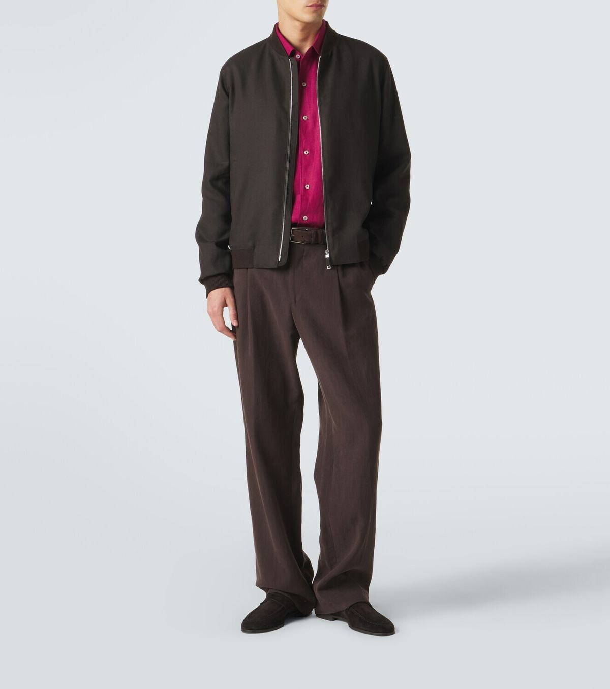 Zegna Linen bomber jacket