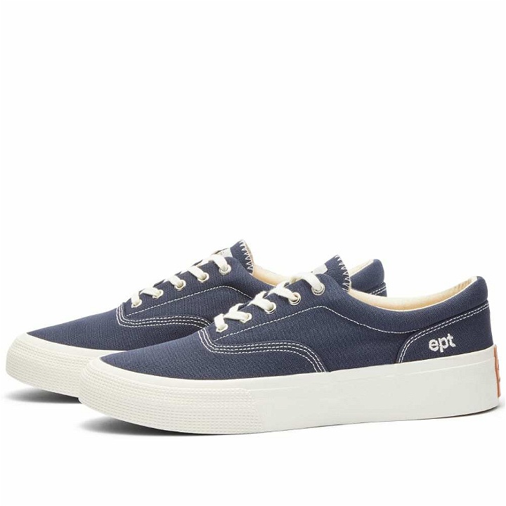 Photo: East Pacific Trade Men's Deck Canvas Sneakers in Navy