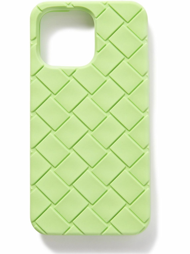 Photo: Bottega Veneta - Intrecciato Rubber iPhone 14 Pro Max Case