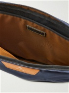 Master-Piece - Progress Leather-Trimmed PVC-Coated Nylon Laptop Case