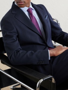 Caruso - Twill Suit Jacket - Blue