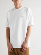 Adish - Logo-Print Cotton-Jersey T-Shirt - Neutrals