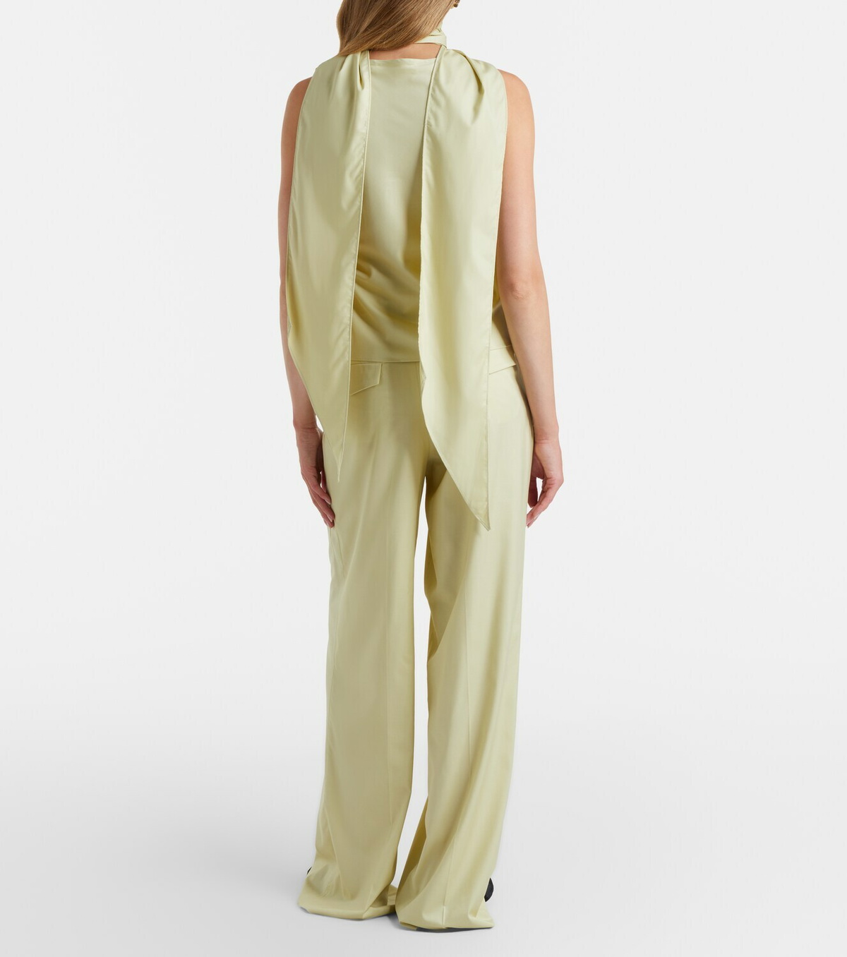 Aya Muse Olena pleated wide-leg pants