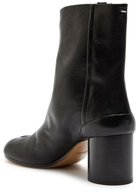Maison Margiela Tabi 60 Leather Ankle Boots Black
