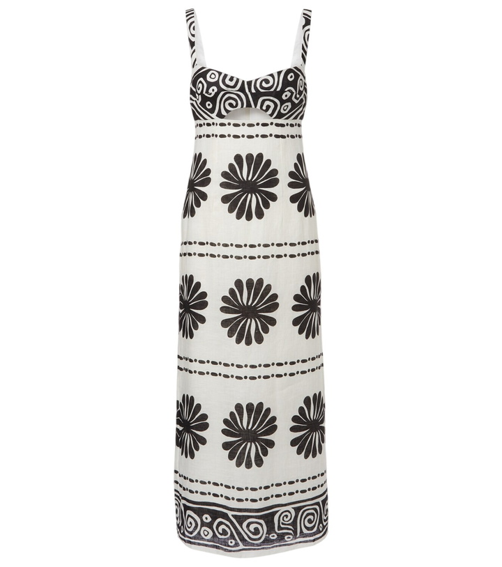 Photo: Cala de la Cruz Nara floral linen maxi dress
