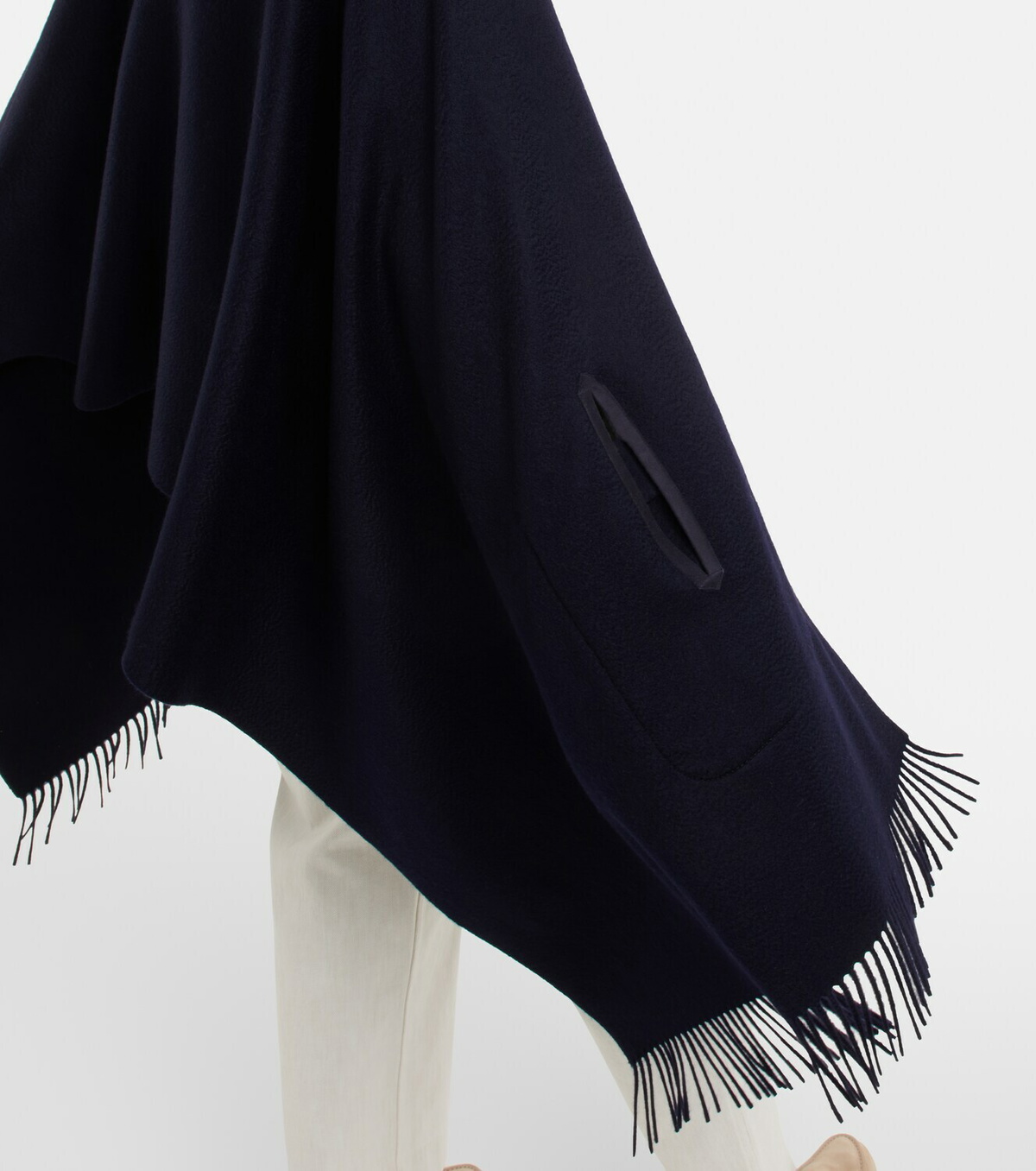 Loro Piana - Pocket-embroidered cashmere scarf