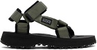 Suicoke Green & Black DEPA-2TRab Sandals