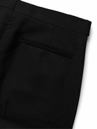 The Row - Black Imran Wool and Mohair-Blend Trousers - Black