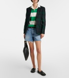 Frame The Long Hang denim shorts