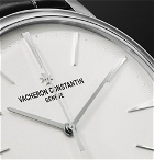 Vacheron Constantin - Patrimony Automatic 40mm 18-Karat White Gold and Alligator Watch - Men - Silver