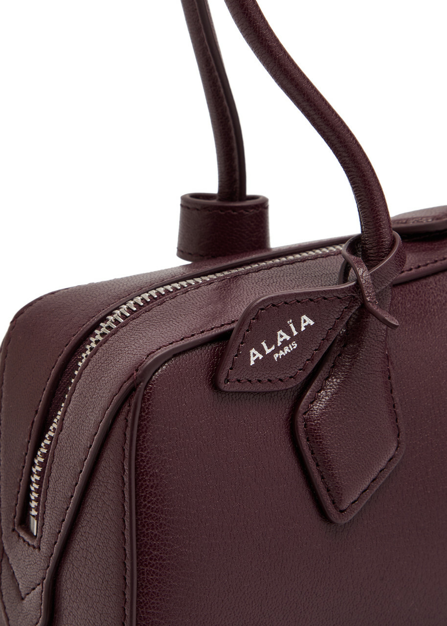 Alaïa Le Teckel Medium Grained Leather Shoulder bag - Burgundy - One Size