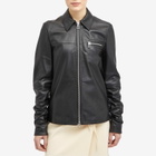 Sportmax Women's Gel Leather Jacket in Black