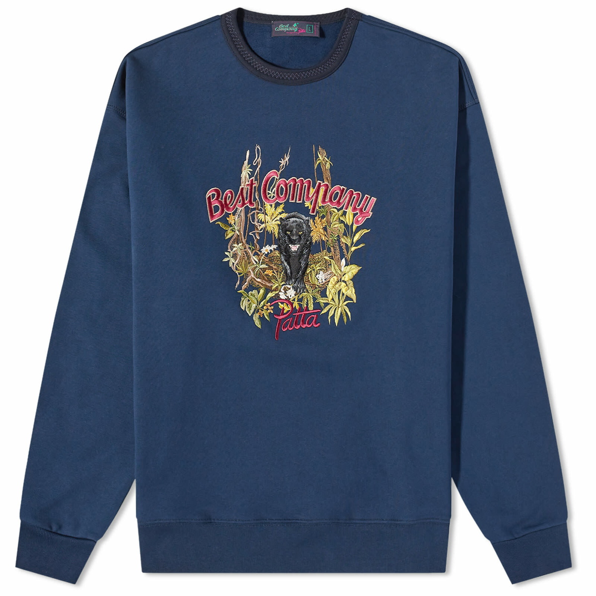 Patta x Best Company Sweater in Navy Patta