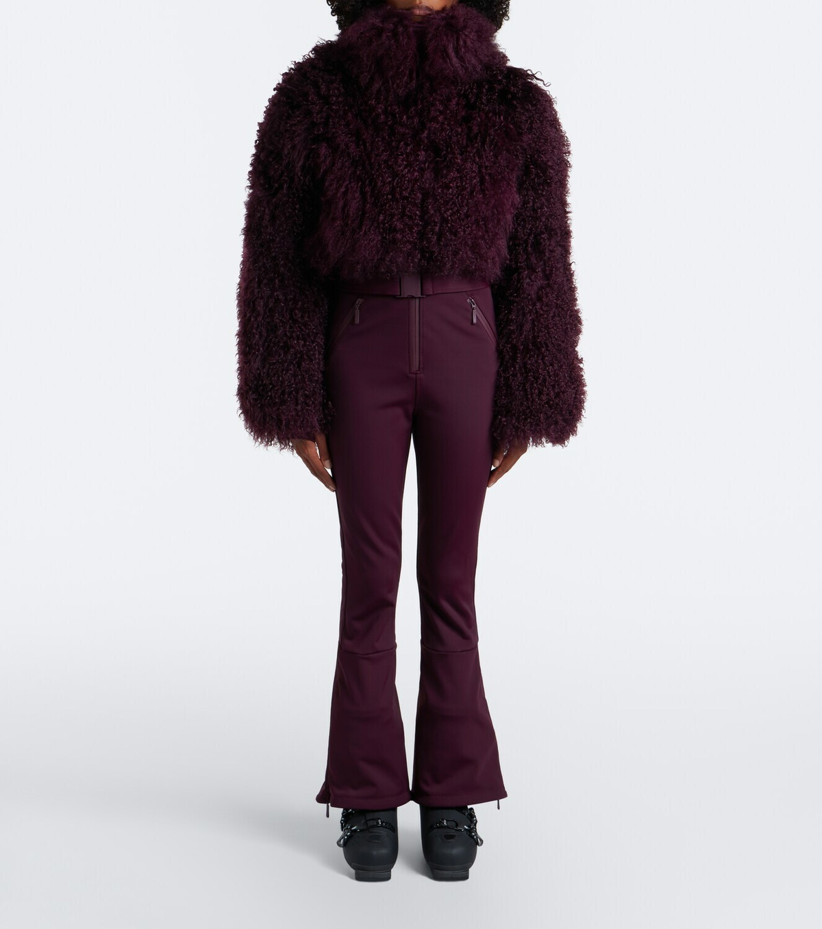 Cordova Nozawa belted shearling ski suit