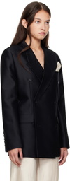GIA STUDIOS Black Annie H Blazer