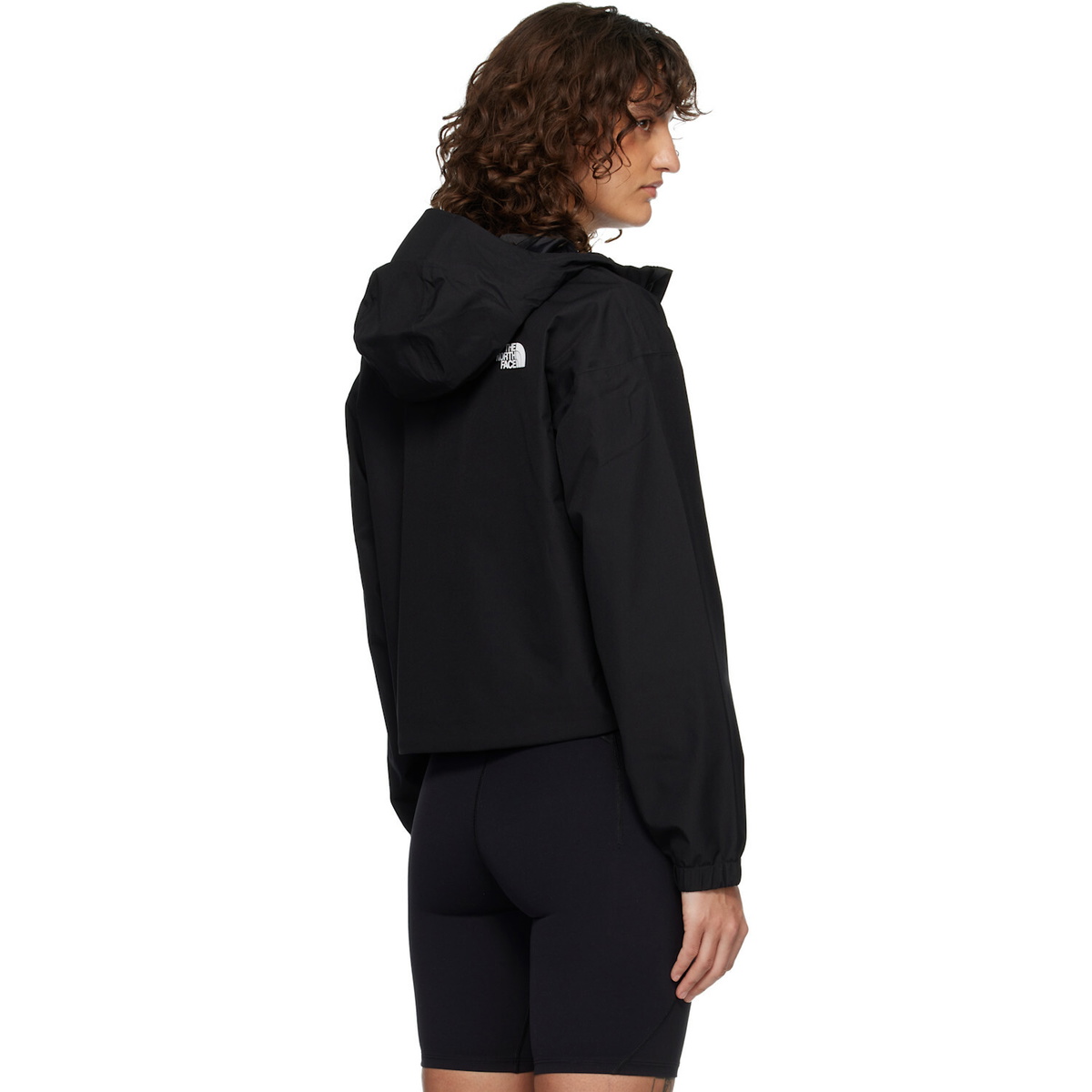 The North Face Black Quest Cropped Waterproof Rain Jacket