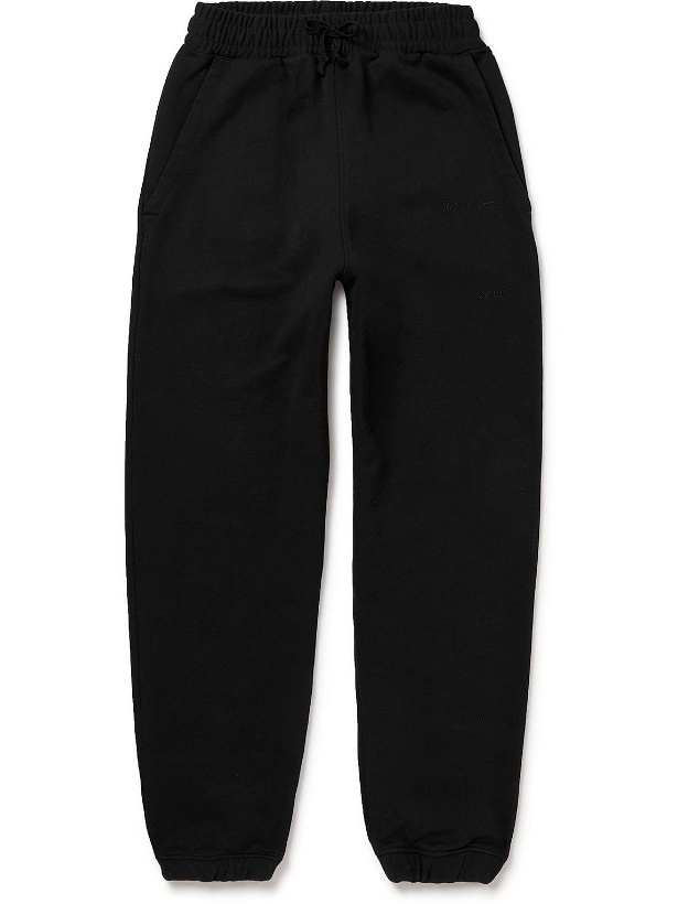 Photo: CDLP - Mobilité Tapered Logo-Embroidered Cotton-Jersey Sweatpants - Black