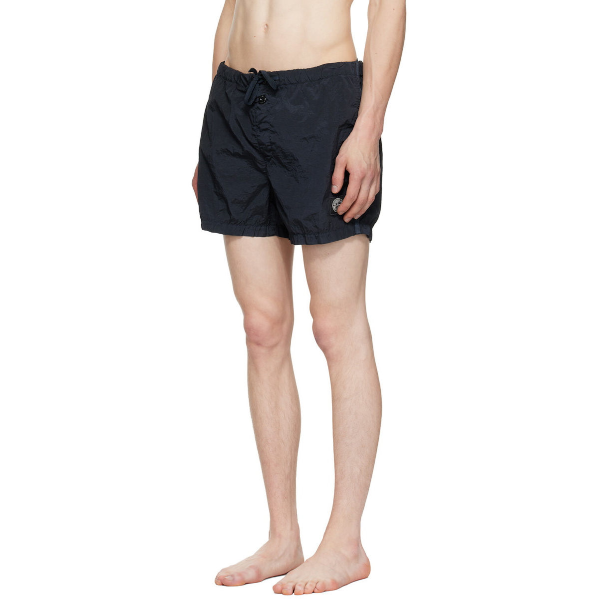 Stone Island Navy B100003 Nylon Metal Econyl Swim Shorts